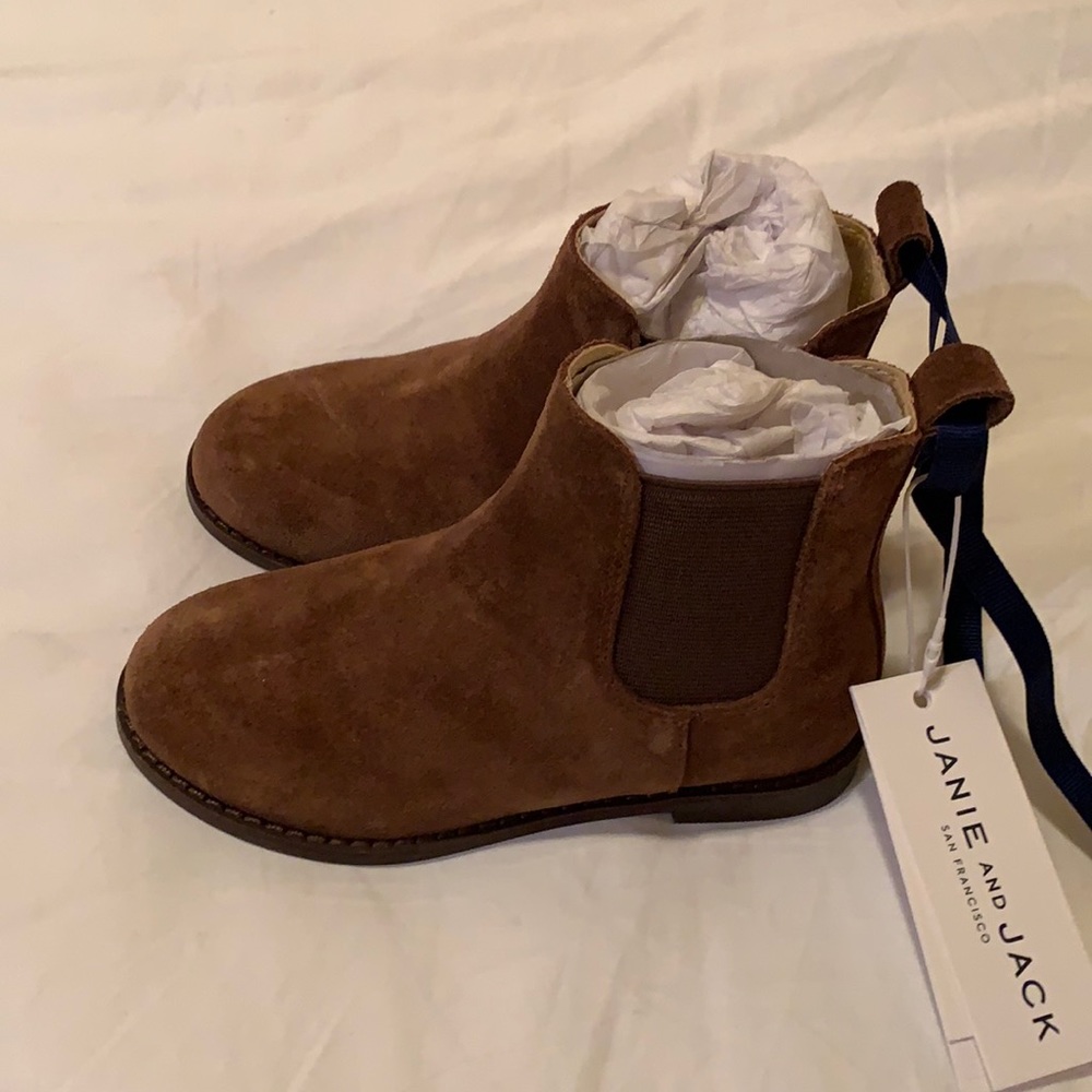 Janie and Jack Suede Riding Booties (unisex)